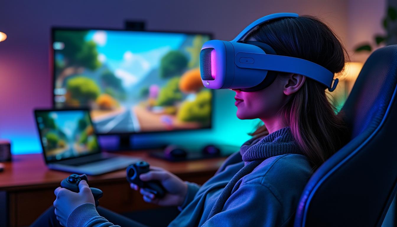 découvrez les meilleures expériences de réalité virtuelle avec le meta quest 4. plongez dans des mondes immersifs, jouez à des jeux captivants et explorez des environnements inédits grâce à cette technologie de pointe. ne manquez pas l'occasion de vivre des aventures inoubliables qui redéfinissent le divertissement.
