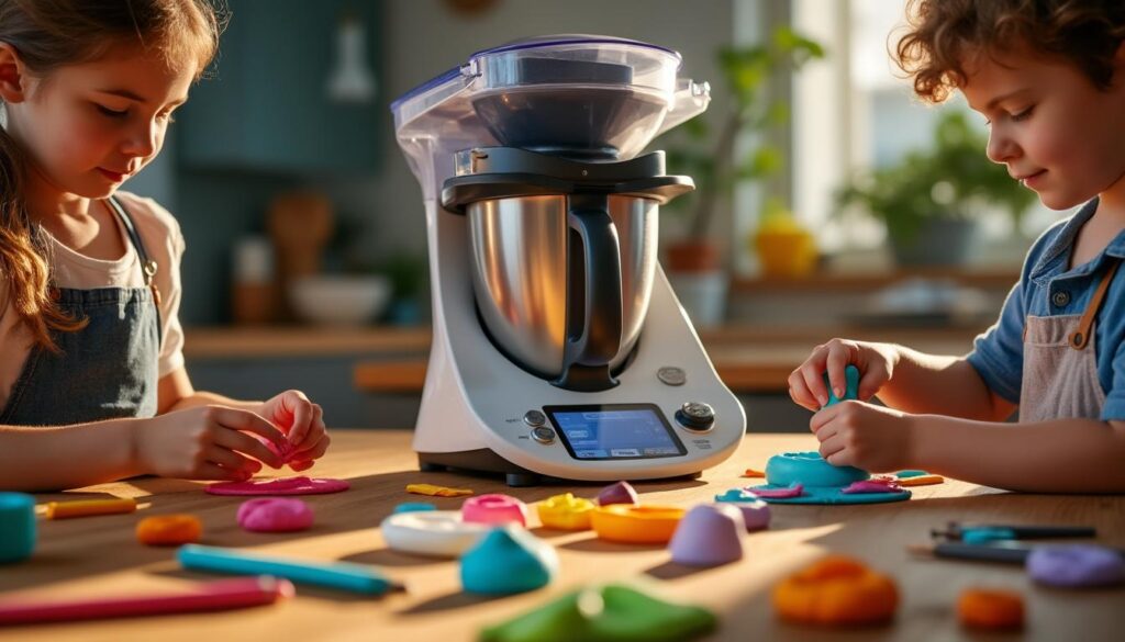 découvrez comment la pâte à modeler au thermomix peut stimuler la créativité de vos enfants. facile à préparer, cette pâte est parfaite pour des activités manuelles amusantes et éducatives. laissez libre cours à l'imagination de vos petits artistes tout en profitant d'une texture originale et d'une palette de couleurs éclatantes.
