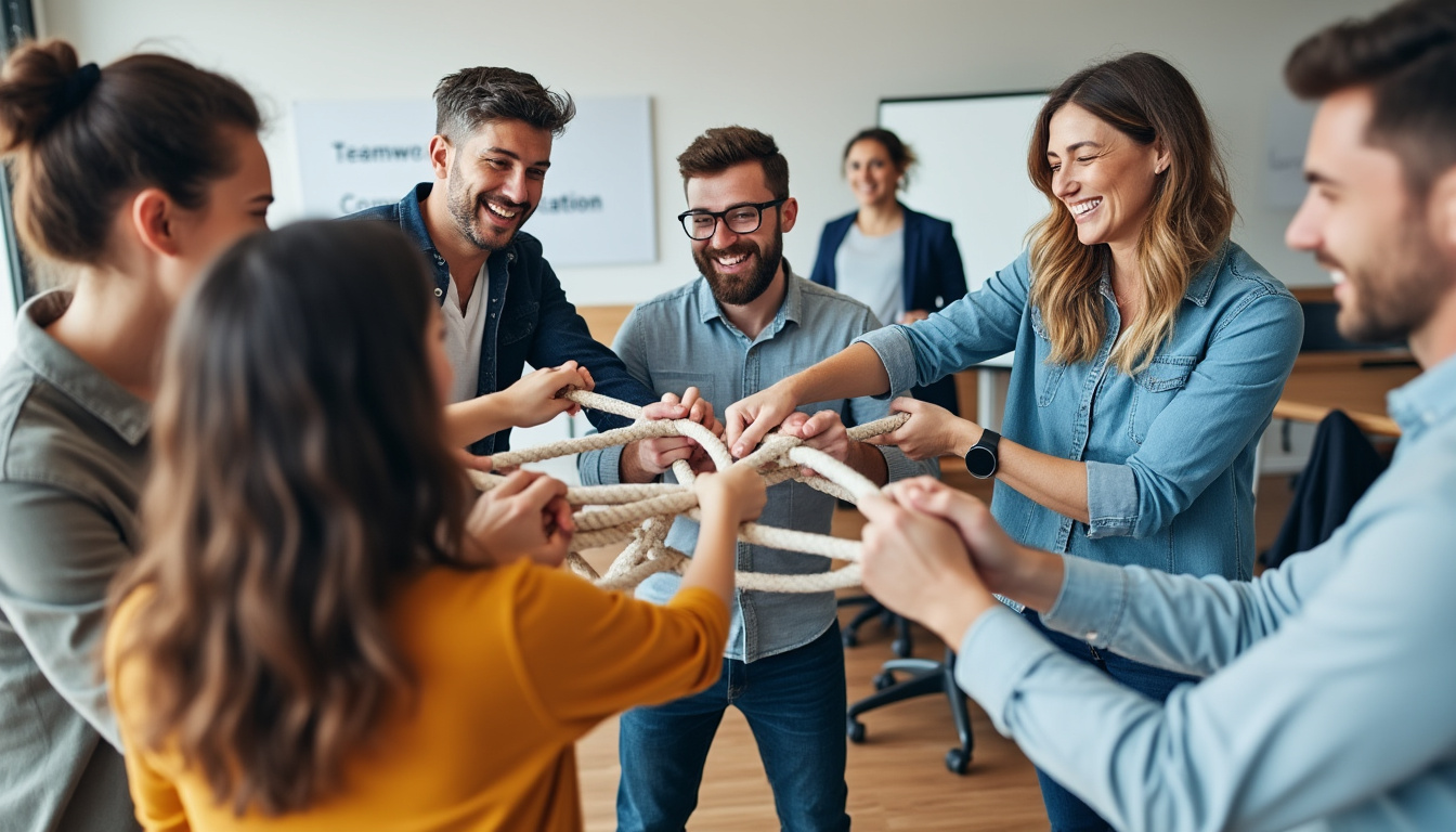 découvrez comment appliquer facilement la règle du jeu du nœud humain à vos activités de groupe pour renforcer la cohésion d'équipe, encourager la collaboration et dynamiser vos animations collectives.