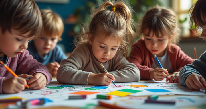 Les bienfaits des jeux avec une feuille et un stylo sur la créativité des enfants