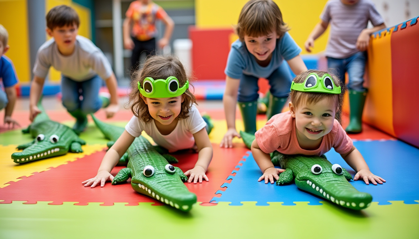 découvrez pourquoi le jeu du crocodile est parfait pour animer les ateliers scolaires : il stimule l'attention, favorise la coopération et rend l'apprentissage ludique pour les enfants de tous âges.