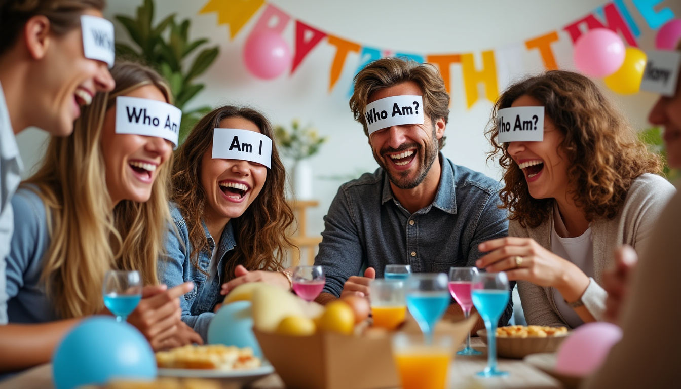 découvrez comment organiser facilement un événement ludique avec un jeu 'qui suis-je ?' à imprimer : conseils, idées et astuces pour garantir une ambiance conviviale et des fous rires entre amis ou en famille !