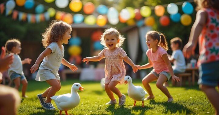 Le jeu du duck duck goose : un classique intemporel pour animer vos fêtes d’anniversaire