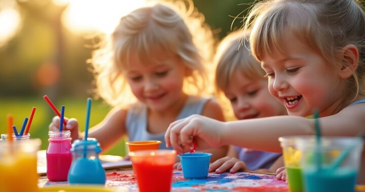 Les bienfaits du jeu des couleurs : animation sur le développement des enfants