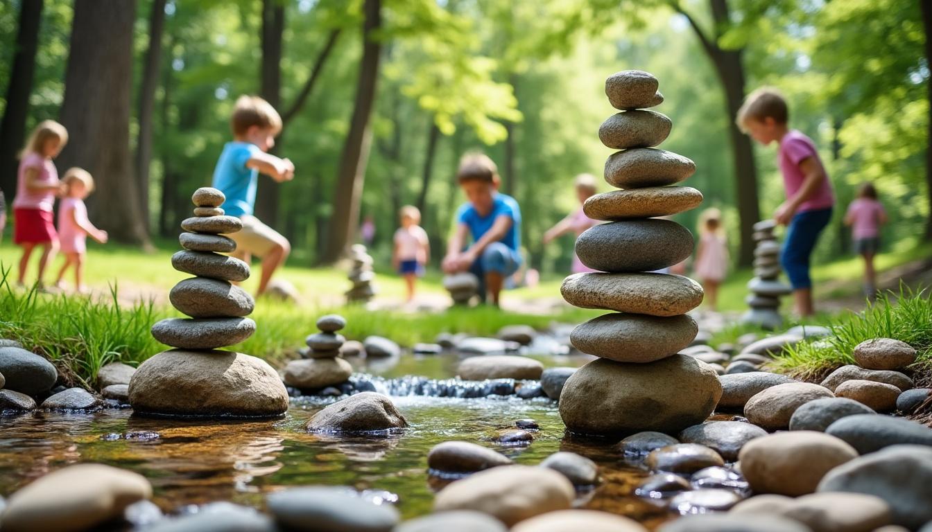 découvrez des jeux amusants et créatifs à faire avec des cailloux pour renouer avec la nature et profiter de moments simples en plein air, seul, en famille ou entre amis.