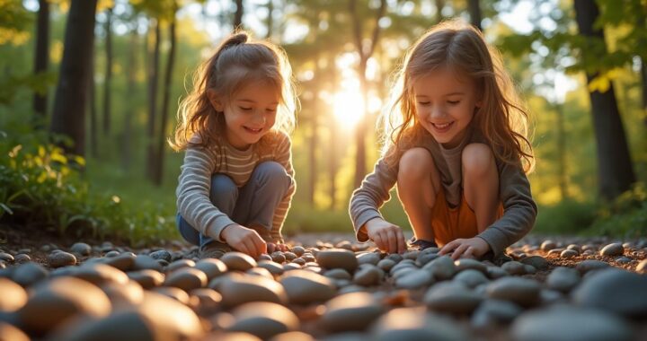 Jeux avec des cailloux : redécouvrez les plaisirs simples de la nature