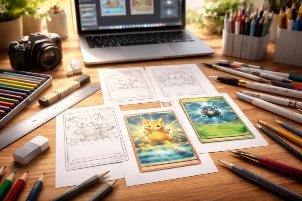 découvrez comment créer vos propres cartes pokémon grâce à ce guide complet et facile à suivre, spécialement conçu pour les débutants.