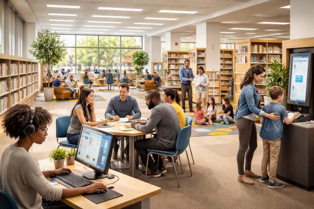 découvrez les services incroyables offerts par la bibliothèque près de chez vous : prêts de livres, animations culturelles, espaces de lecture et bien plus pour toute la famille.