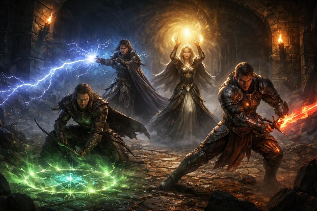 améliorez votre jeu en équipe dans baldur's gate 3 grâce à notre liste complète des sorts, pour des stratégies efficaces et une meilleure coordination.