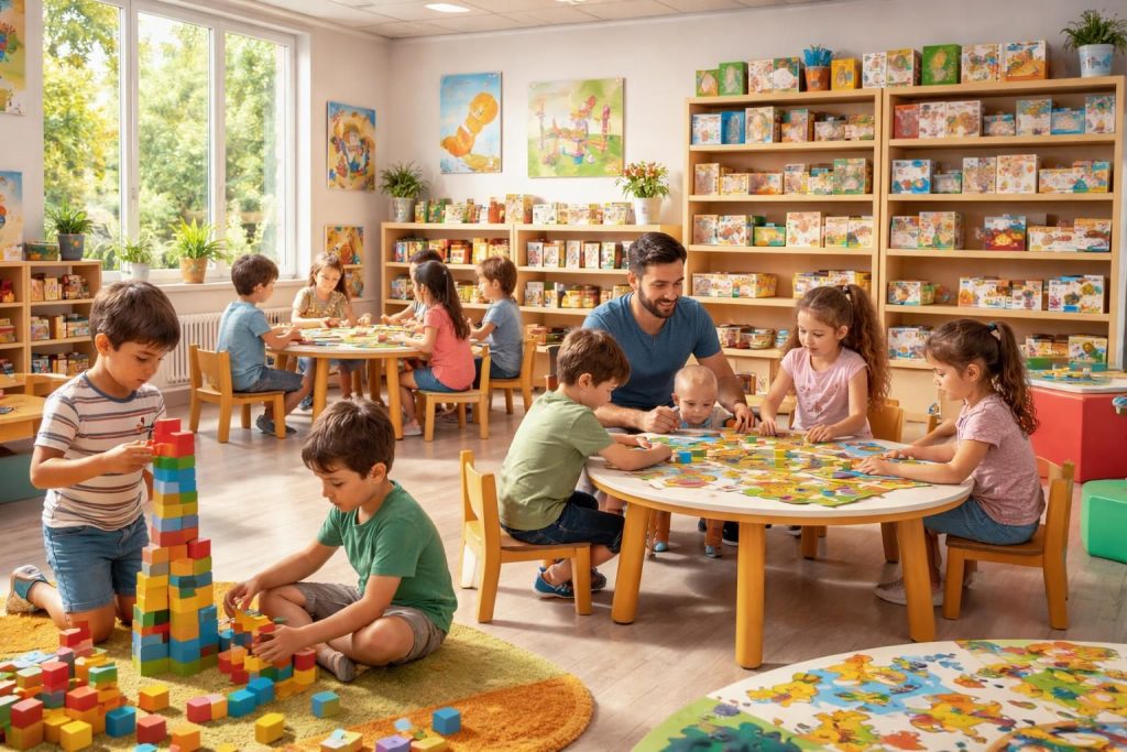 découvrez comment la ludothèque de la rochelle favorise le développement des enfants à travers des jeux éducatifs et des activités ludiques adaptées.