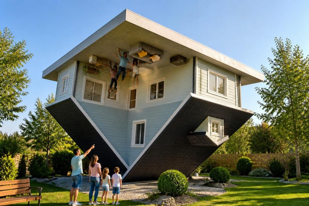 découvrez les avantages inattendus d'une maison à l'envers et comment elle peut apporter originalité, amusement et liens renforcés à votre famille.