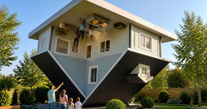 Les avantages surprenants d&rsquo;une maison à l&rsquo;envers pour votre famille